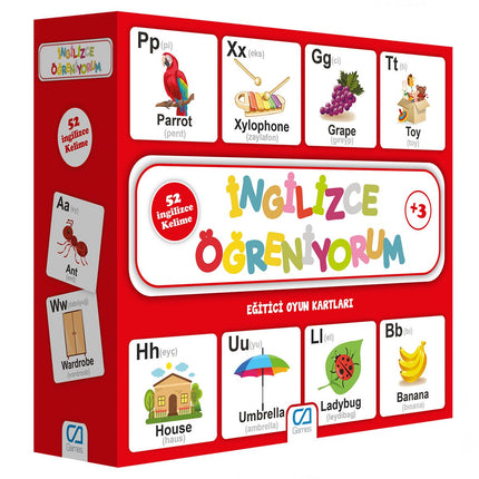 Learning English Educational Game Cards