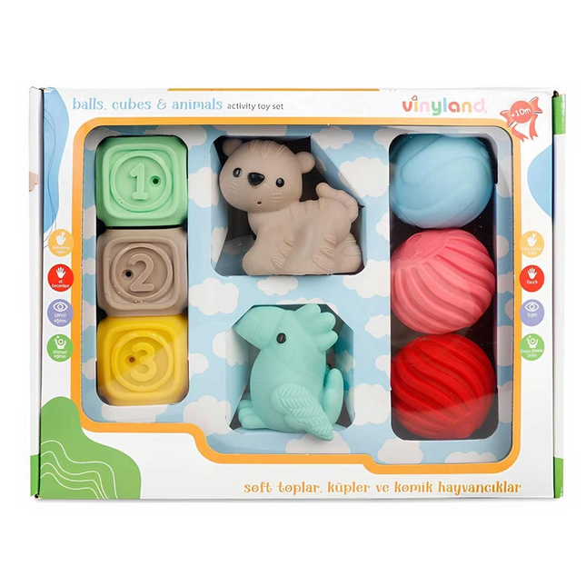 Erpa Toys Vinyl and 8-Piece Activity Set