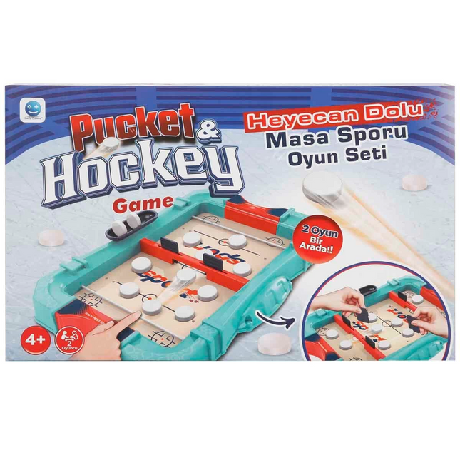 Smile Games 2-in-1 Pucket and Hockey Game Set S01004597