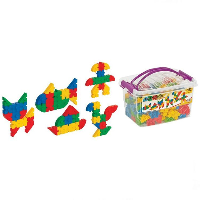 Dede Smart Blocks Box Educational Shapes 160 Pieces