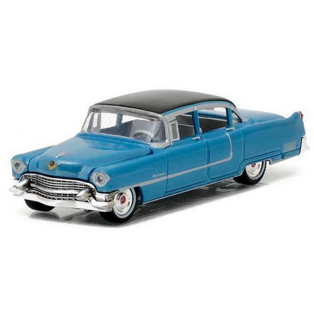 Greenlight 1/64 Hollywood Series 16 - Elvis Presley (1935-77) - 1955 Cadillac Fleetwood Series 60 "Blue Cadillac"