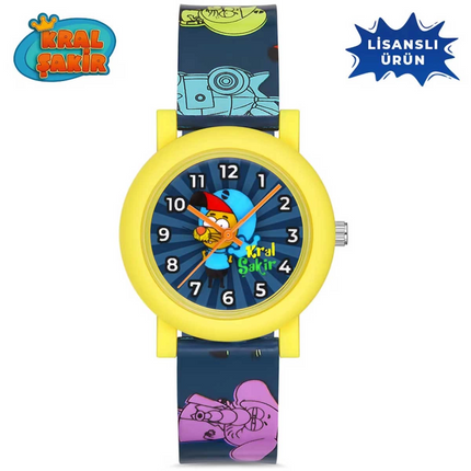MiniFlak Licensed King Şakir KS7529-1 Blue Boy's Wristwatch