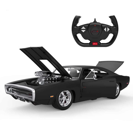 1:16 1970 Dodge Charger R/T Remote Control Car with Sound and Lights
