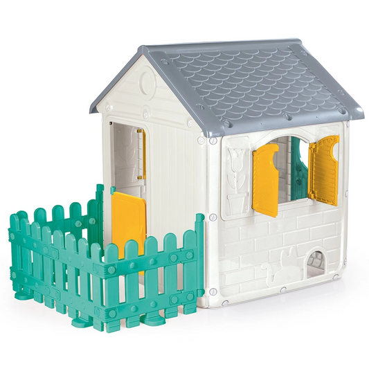 My First Playhouse with a Fence