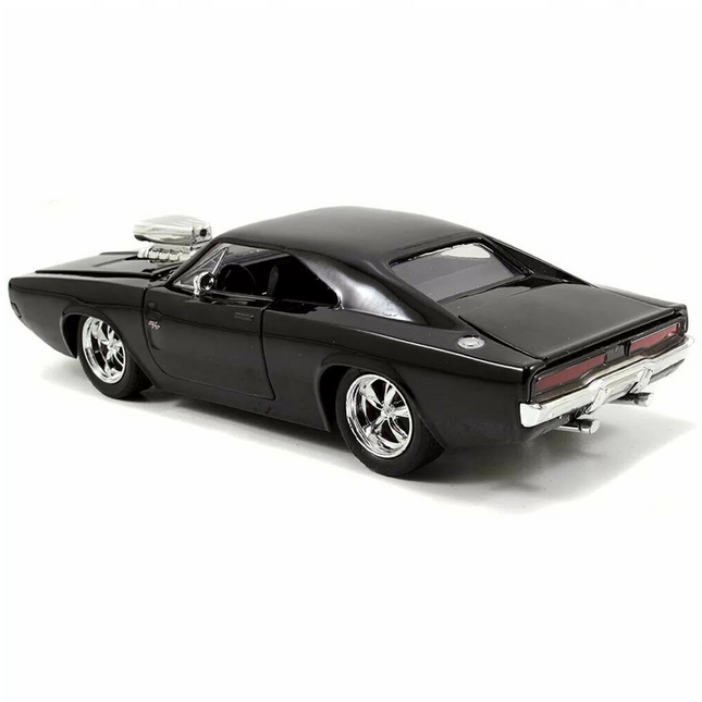 1:16 Fast &amp; Furious 1970 Remote Control Dom's Dodge Charger R/T Turbo Car