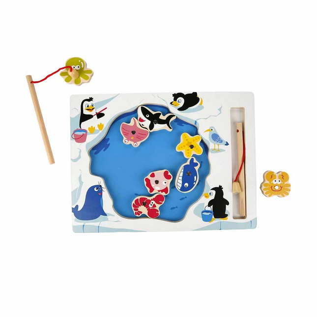 Woody Wooden Magnetic Fishing Game