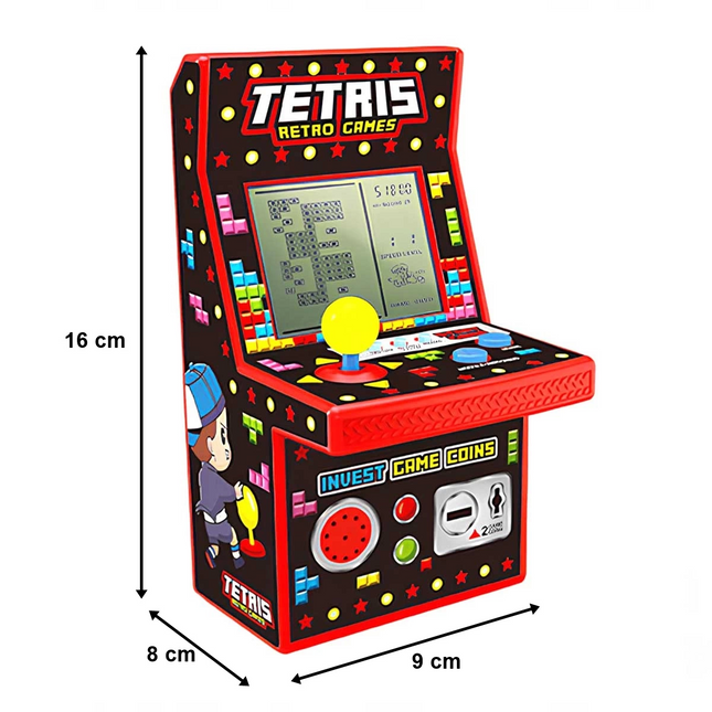 Nostalgic Mini Tetris Game Console XY9029A