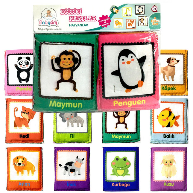 Babycim Educational Animals Soft Cards