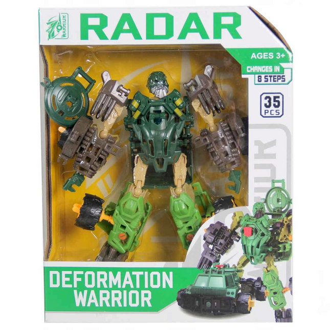Deformation Warrior Robot Transforming Car