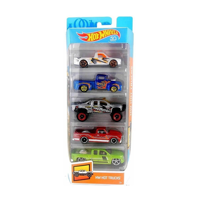 Hot Wheels 5-Piece Car Set