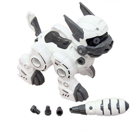 Walking Robot Dog with Lights, Sounds, Battery Powered, Plug and Play