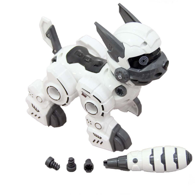 Walking Robot Dog with Lights, Sounds, Battery Powered, Plug and Play
