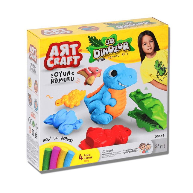 Dede 3D Dinosaur Play Dough Set
