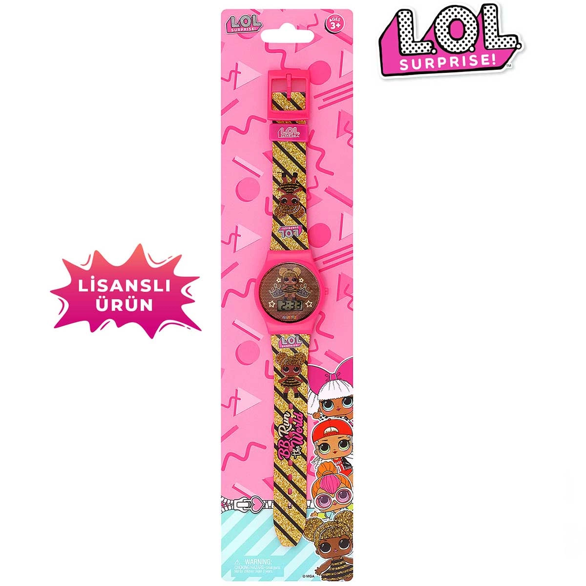 MiniFlak Licensed LOL Surprise LOL7151 Children's Wristwatch