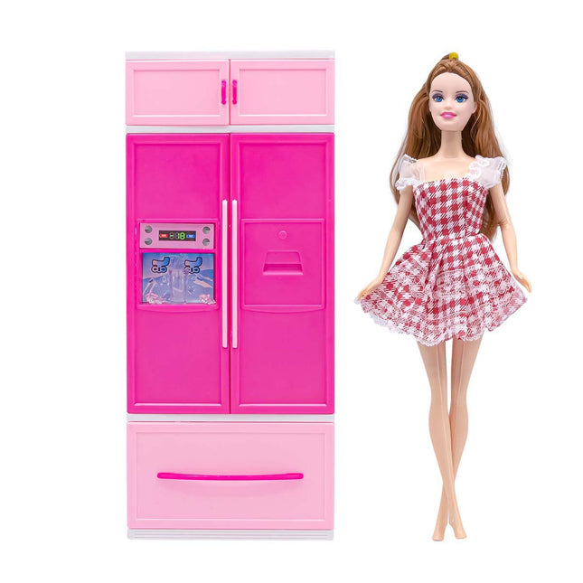 Anlily My First Kitchen Set Baby Refrigerator