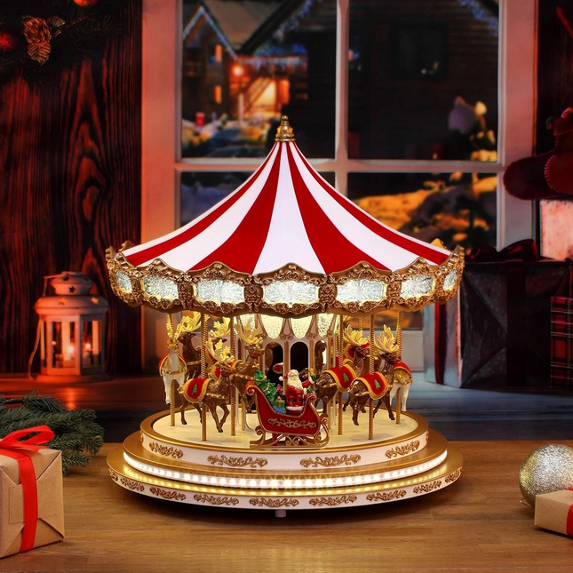 Christmas Decoration Carousel LLM-HDY0148-R