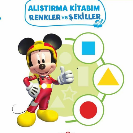 Disney Educational Mickey and the Crazy Racers My Activity Book Colors and Shapes