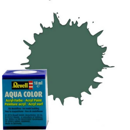 Aqua Color Greenish Gray - Matte Paint - 18 ml