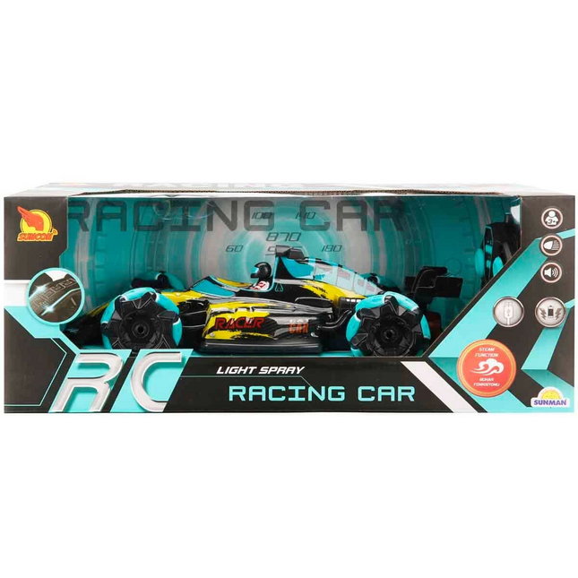 1:14 Equation Steam Generating Remote Control Racing Car with Sound and Lights and USB Charging