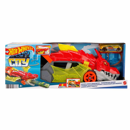 Hot Wheels Launcher and Carrier Dragon GTK42