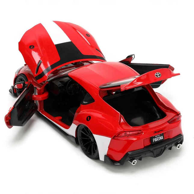 1:24 Jada Mirya Sterling and Toyota Supra Figure Car Set