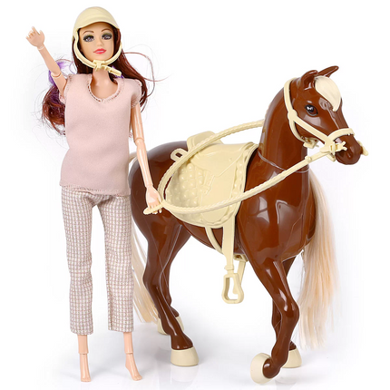 Jasmine Horse Baby Brown-Beige