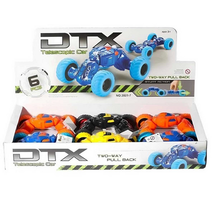 Can Toy Pull and Drop Acrobat Car