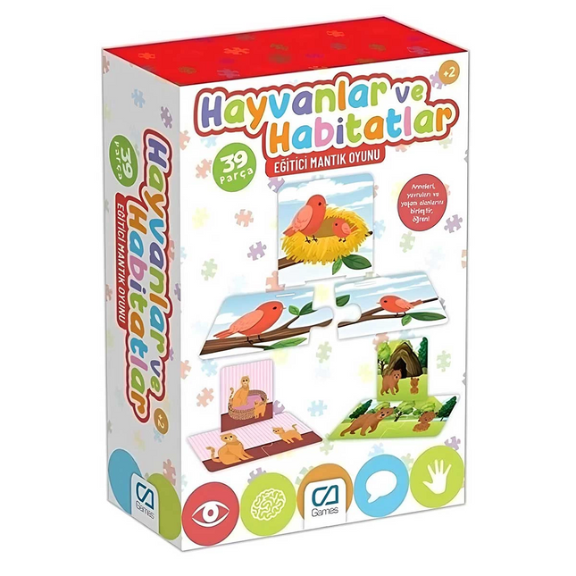 Animals and Habitats Educational Logic Game 39 Pieces 5149