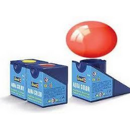 Aqua Color Red - Clear Paint - 18 ml