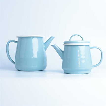 Emaye Çaydanlık Açık Mavi