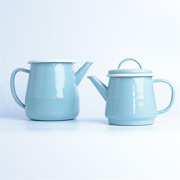 Emaye Çaydanlık Açık Mavi