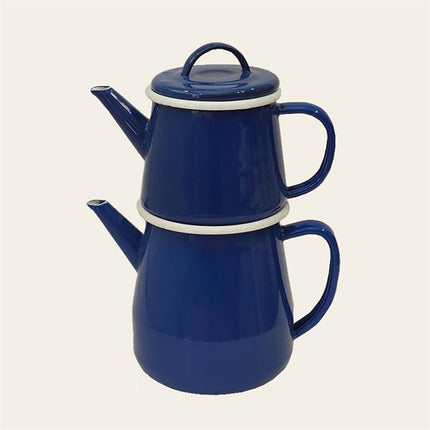 Emaye Çaydanlık Mavi