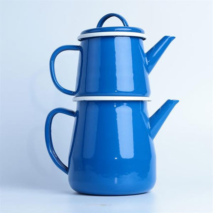 Emaye Çaydanlık Mavi