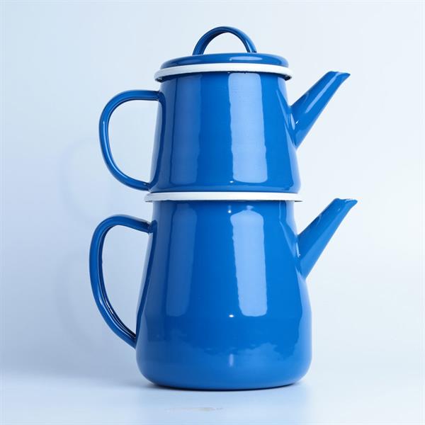 Emaye Çaydanlık Mavi