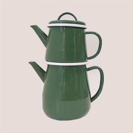 Emaye Çaydanlık Yeşil