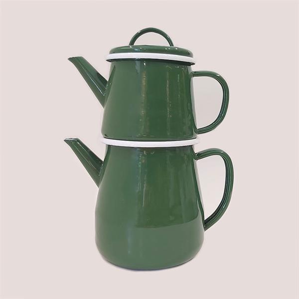 Emaye Çaydanlık Yeşil