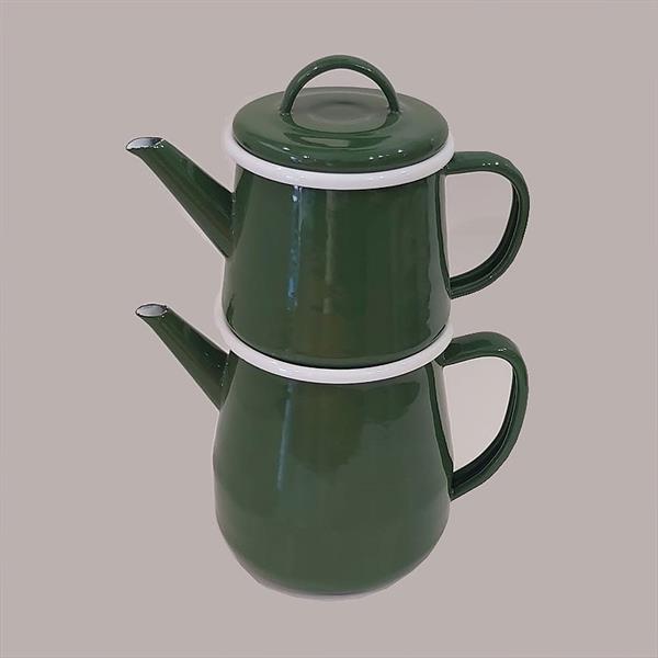 Emaye Çaydanlık Yeşil