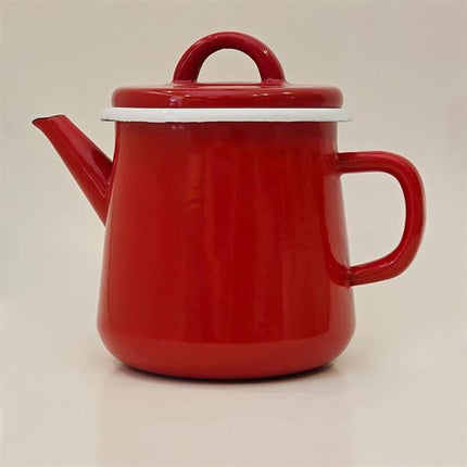 Emaye Demlik Kırmızı