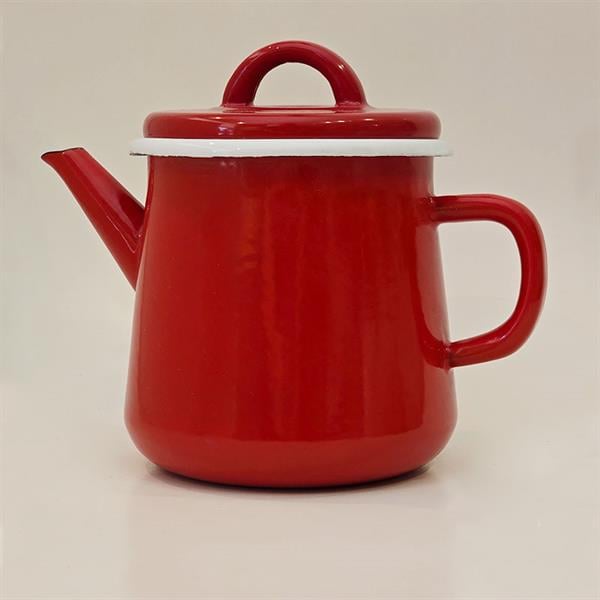 Emaye Demlik Kırmızı