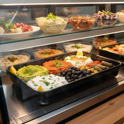 Emayra Emaye Dikdörtgen Fırın Tepsisi 25X35x5 Cm | Siyah