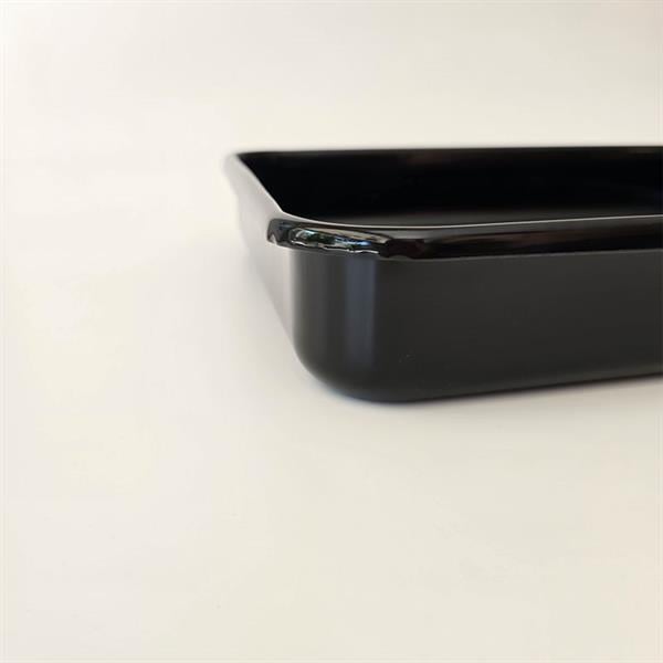 Emayra Emaye Dikdörtgen Fırın Tepsisi 25X35x5 Cm | Siyah