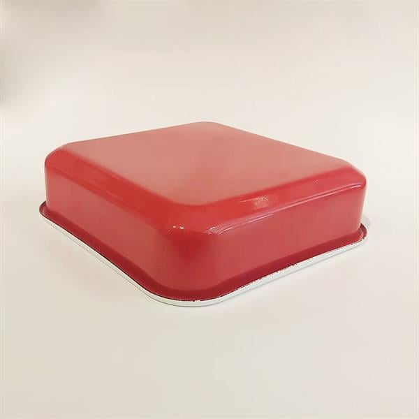 Emaye Kare Fırın Tepsisi Kırmızı