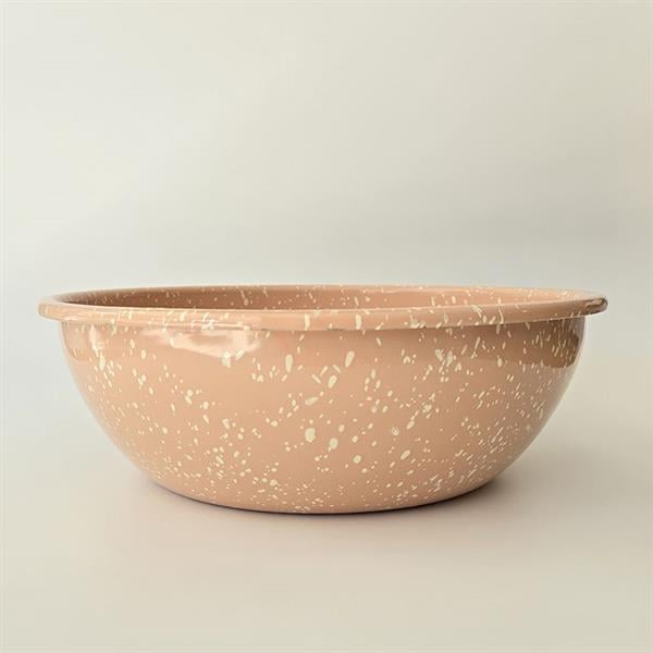 Emaye Kase Serpme Desen Pudra 32 Cm