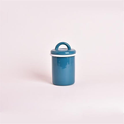 Emaye Kavanoz 1 No Petrol Yeşili