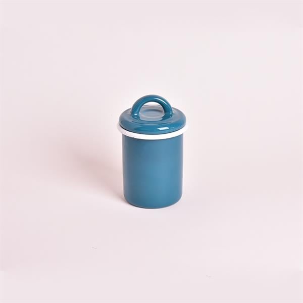 Emaye Kavanoz 1 No Petrol Yeşili