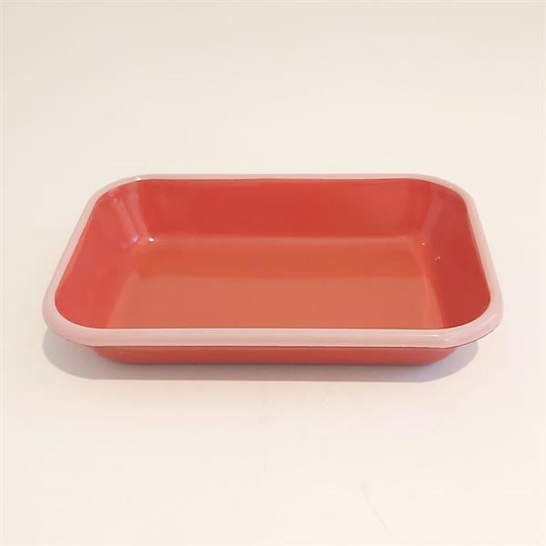 Emaye Meze Tabağı Kiremit 27 X 19 Cm