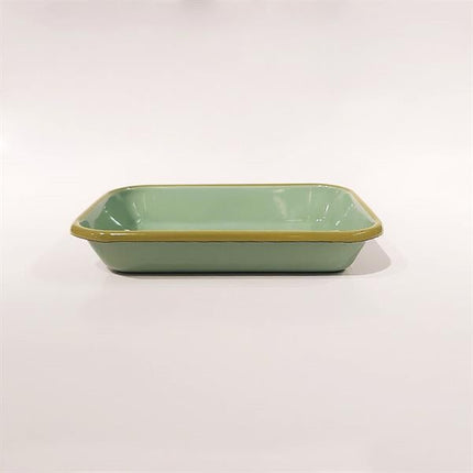 Emaye 22X16 Cm Meze Tabağı Nil Yeşili -K. F.Yeşili