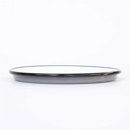 Emaye Pizza Tepsisi 22 No Gri