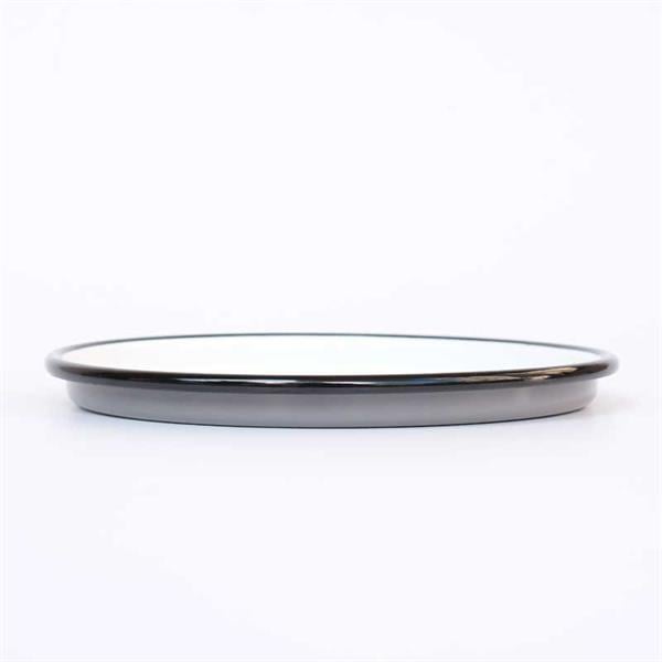 Emaye Pizza Tepsisi 22 No Gri