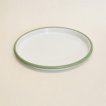 Emaye Pizza Tepsisi 22 No Nil Yeşili